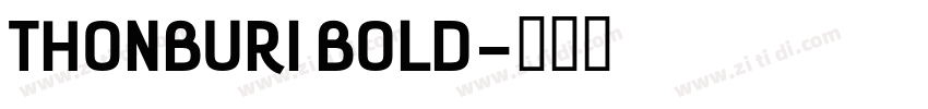 THONBURI BOLD字体转换